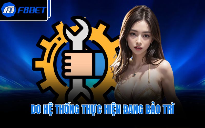 Do hệ thống thực hiện đang bảo trì