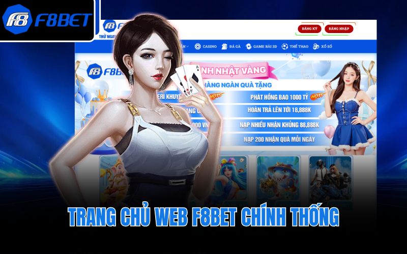 Trang chủ web F8BET chính thống